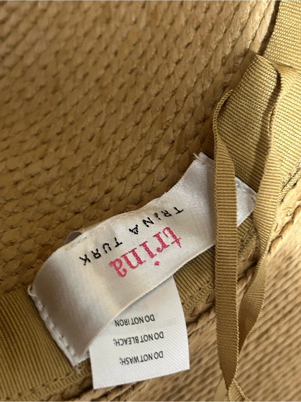 Trina Turk Palmas Oversized Wide Brim Floppy Straw Sun Hat